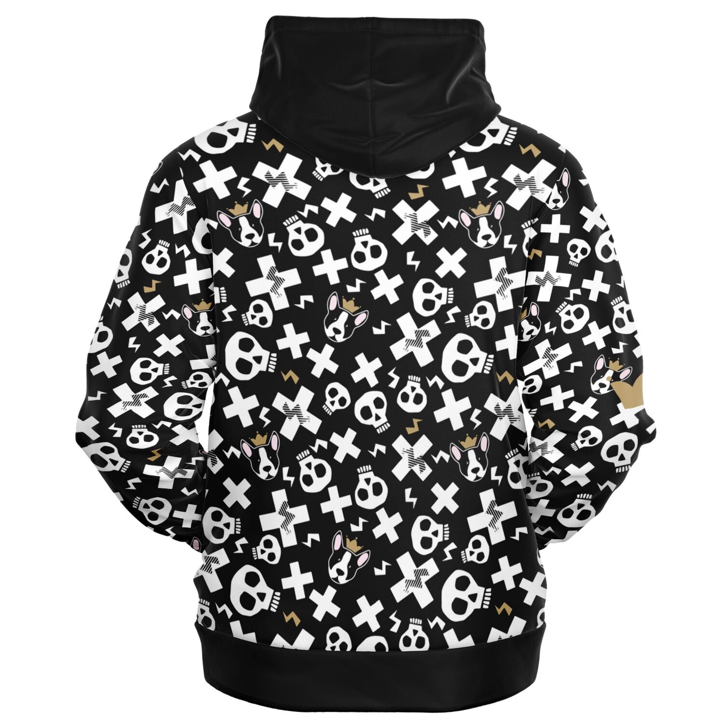 Glam Punk II Athletic Zip-Up Hoodie