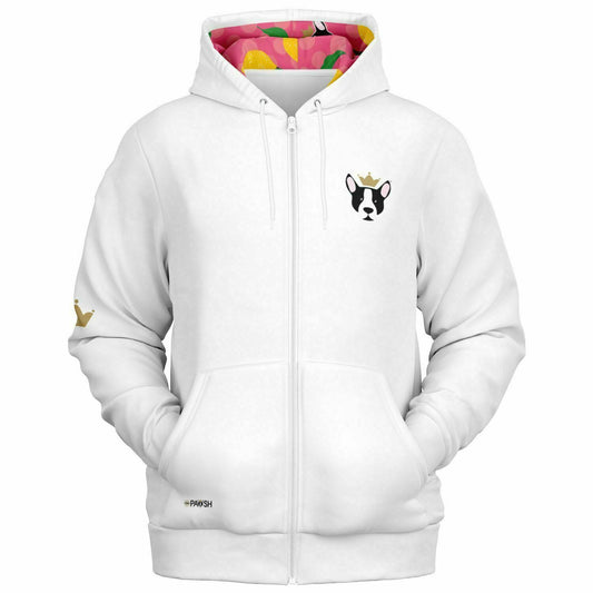 Limoncello Athletic Zip-Up Hoodie