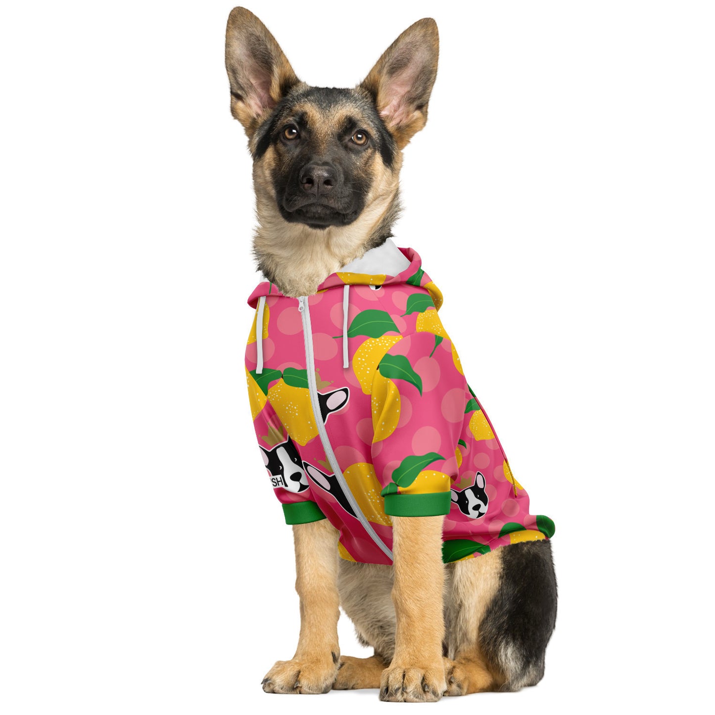 Limoncello Fashion Dog Zip-Up Hoodie