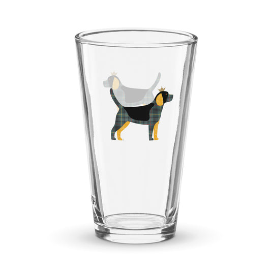 Beagle Shaker pint glass