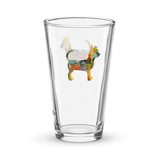 Chihuahua Shaker pint glass