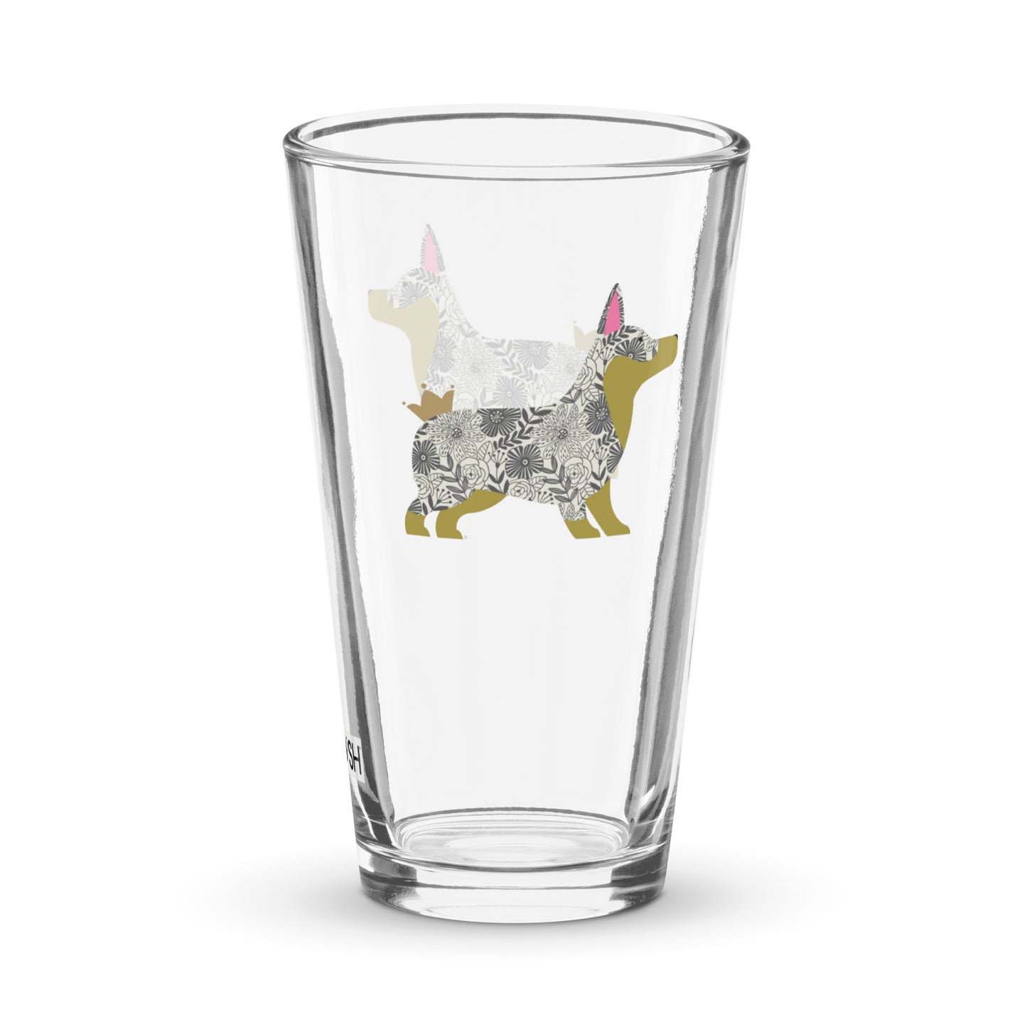 Corgi Shaker pint glass