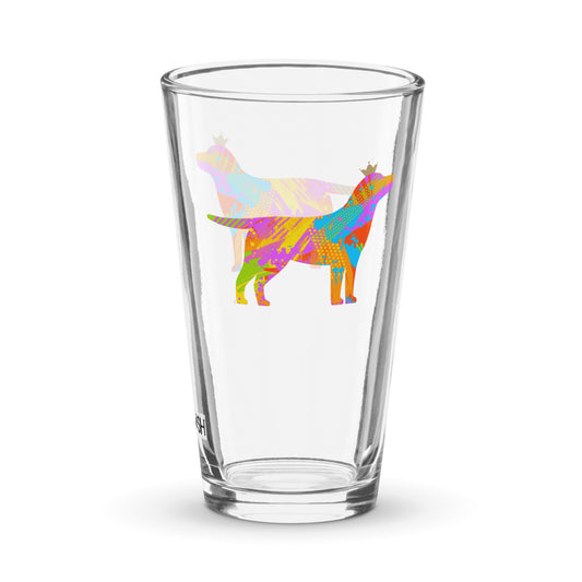 Labrador Shaker pint glass