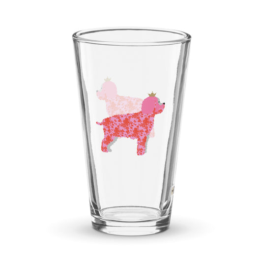 Doodle Shaker pint glass