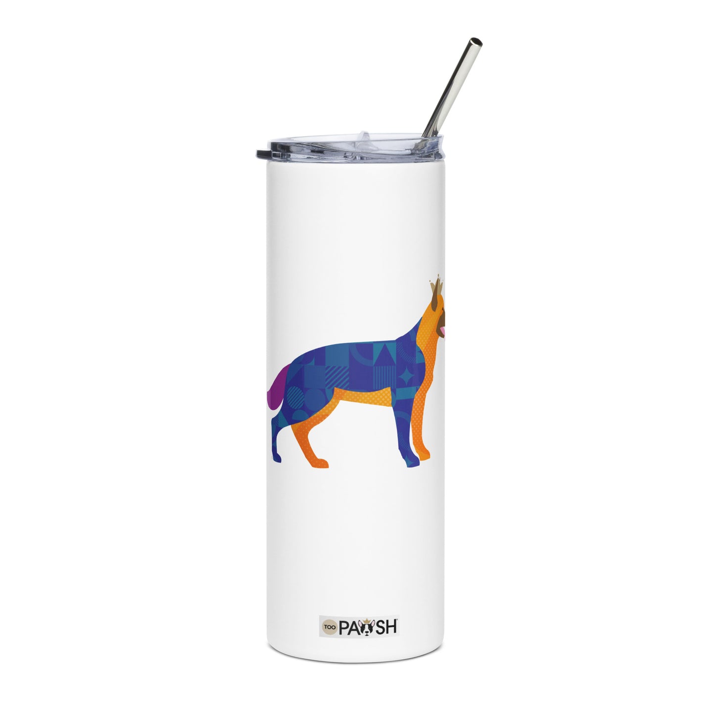 German Shepherd Stainless steel tumbler