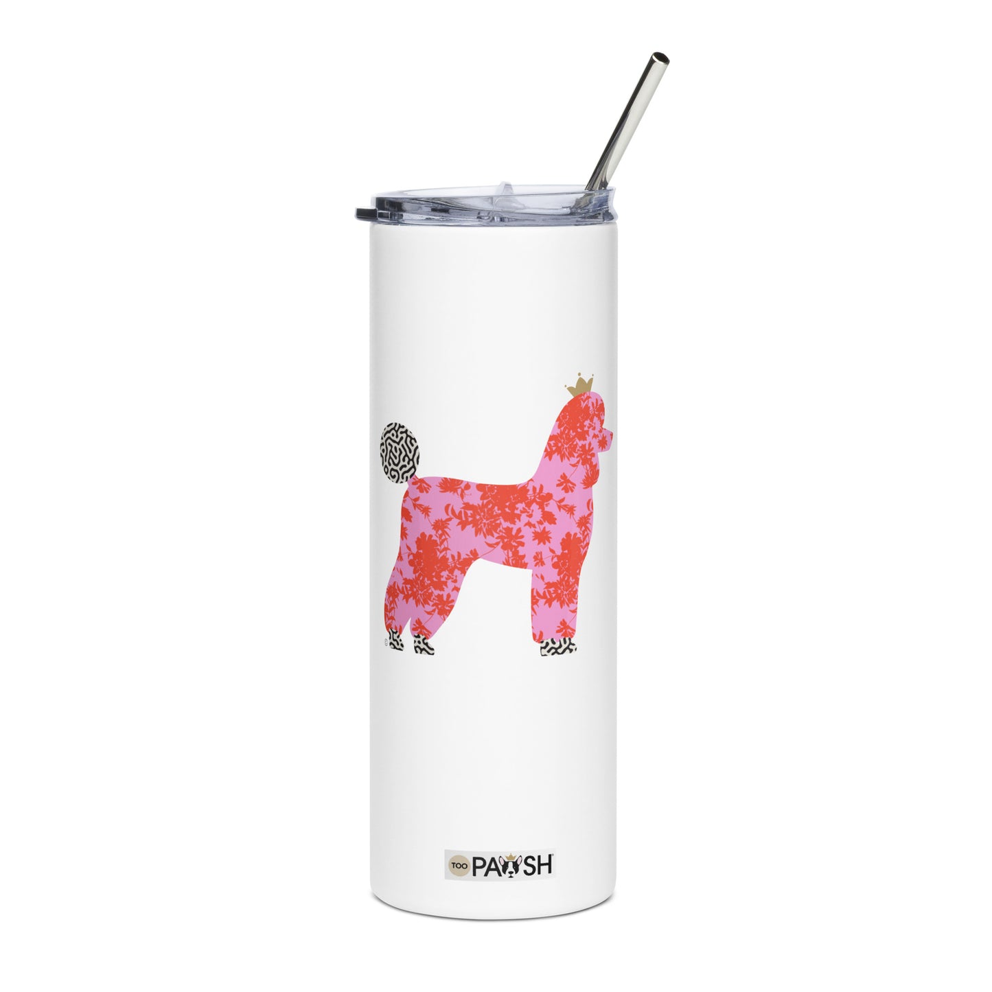 Poodle Stainless steel tumbler