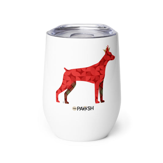 Doberman Wine tumbler