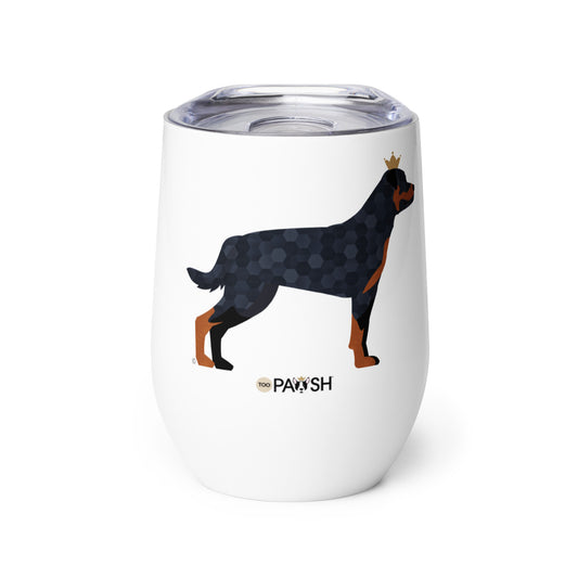 Rottweiler Wine tumbler