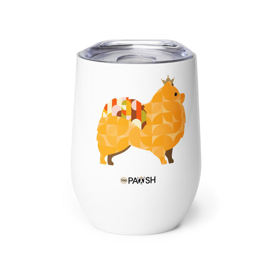 Pomeranian Wine tumbler