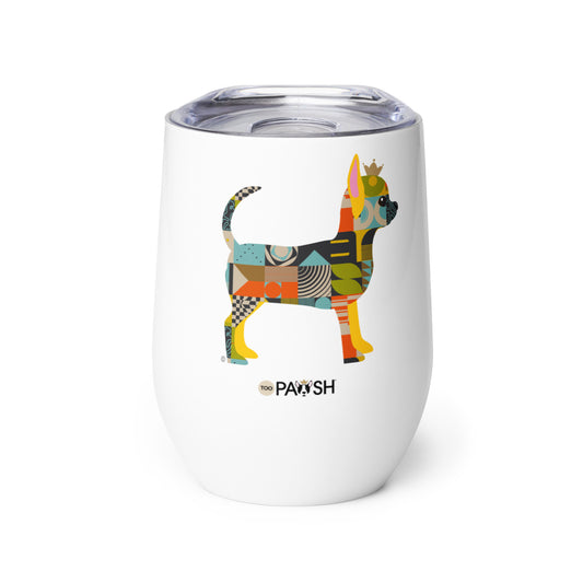 Chihuahua Wine tumbler