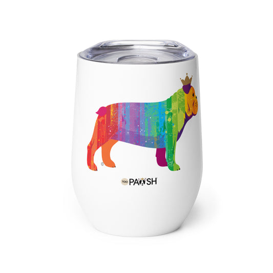 Bulldog Wine tumbler