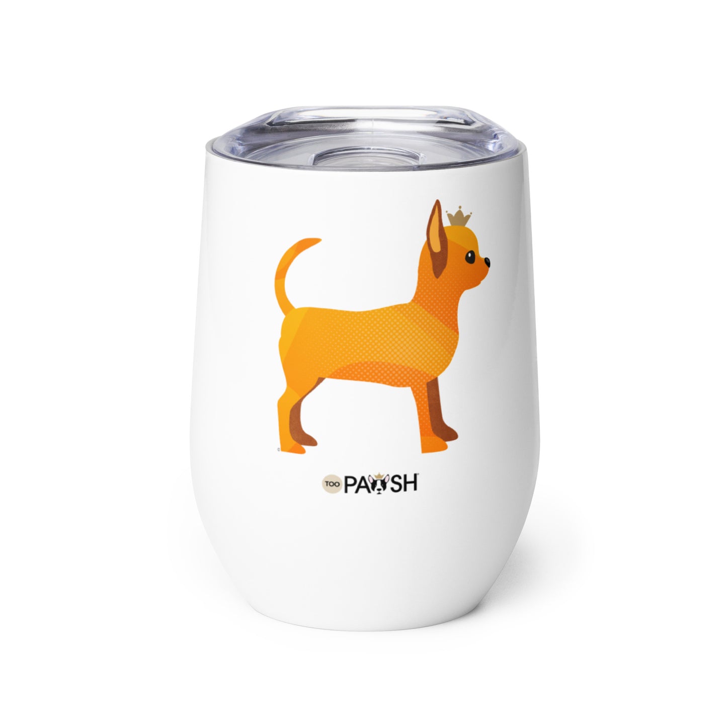 Chihuahua Gold Wine tumbler