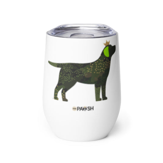 Labrador Camo Wine tumbler