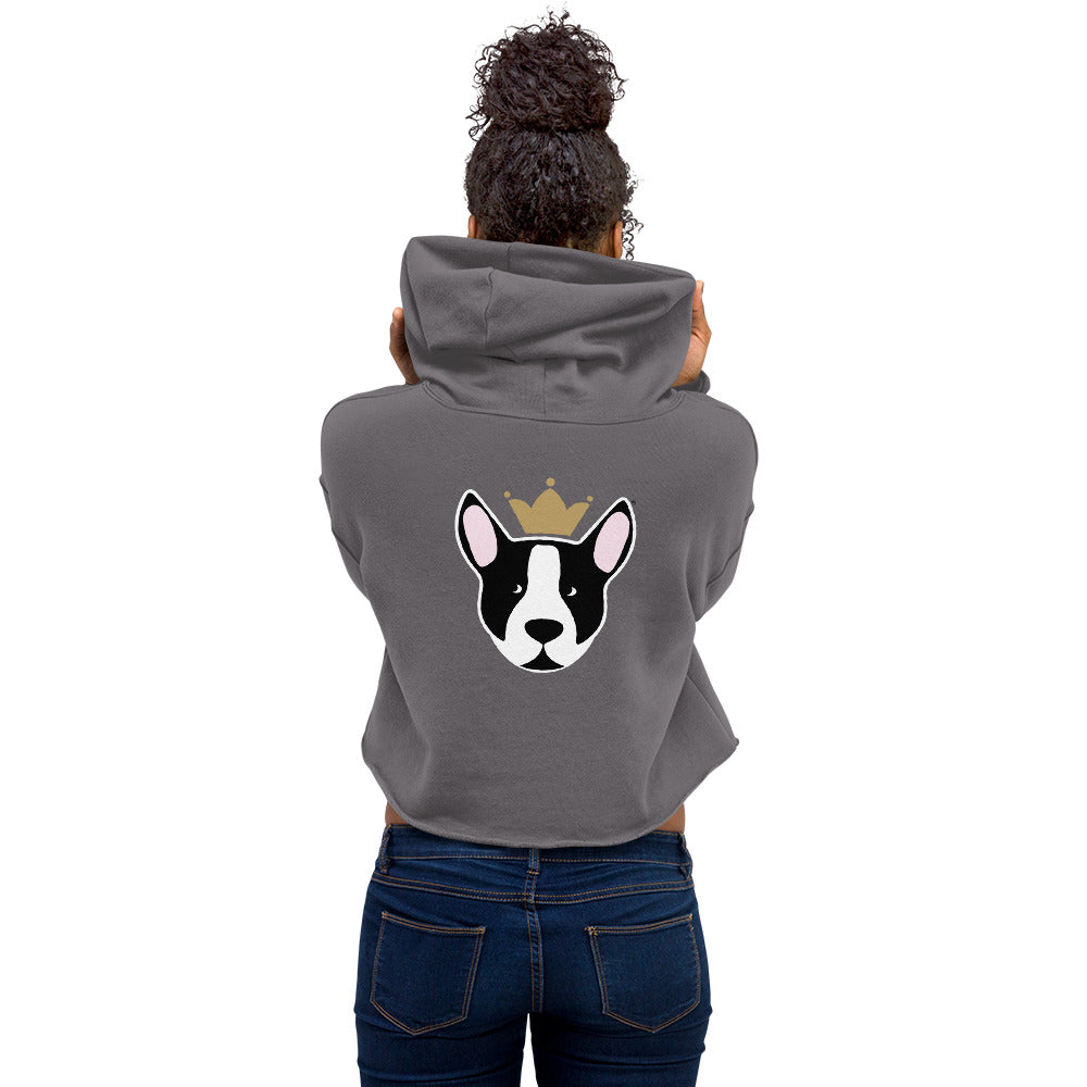 Too Pawsh Women's Crop Hoodie